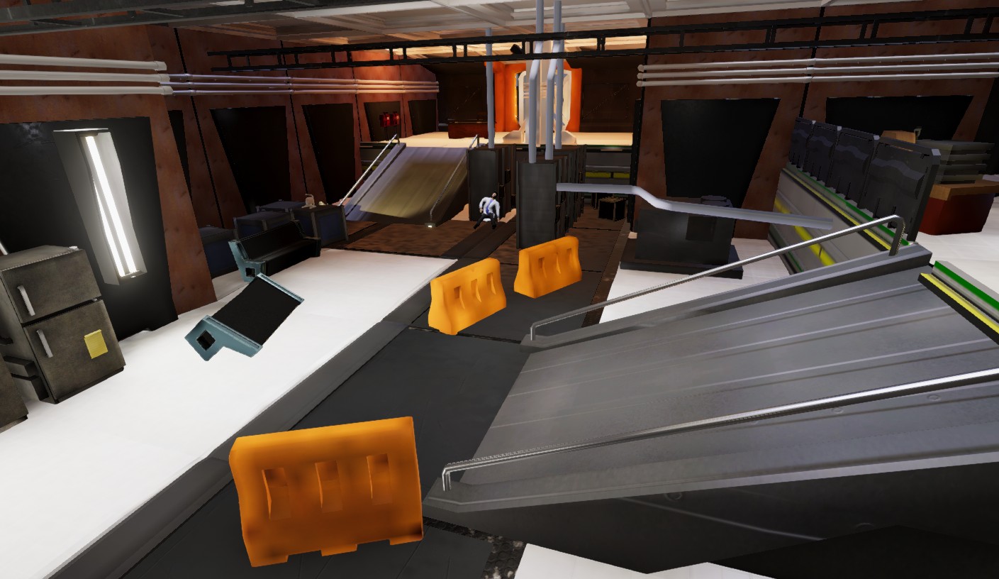 Cold walls and signs of a struggle