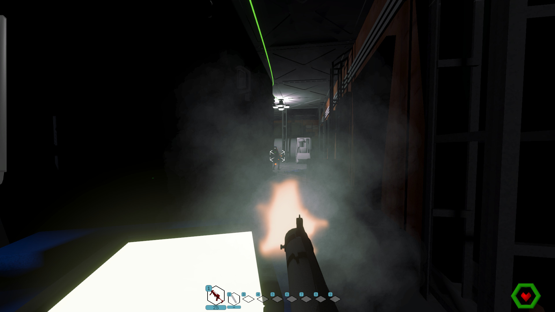 Plenty of robots to shoot. And maybe some people.